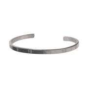 Maison Margiela Numerical Cuff Bracelet Silver