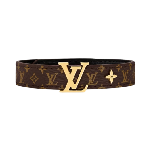 (W) Louis Vuitton LV Iconic Bracelet Other Leathers Gold