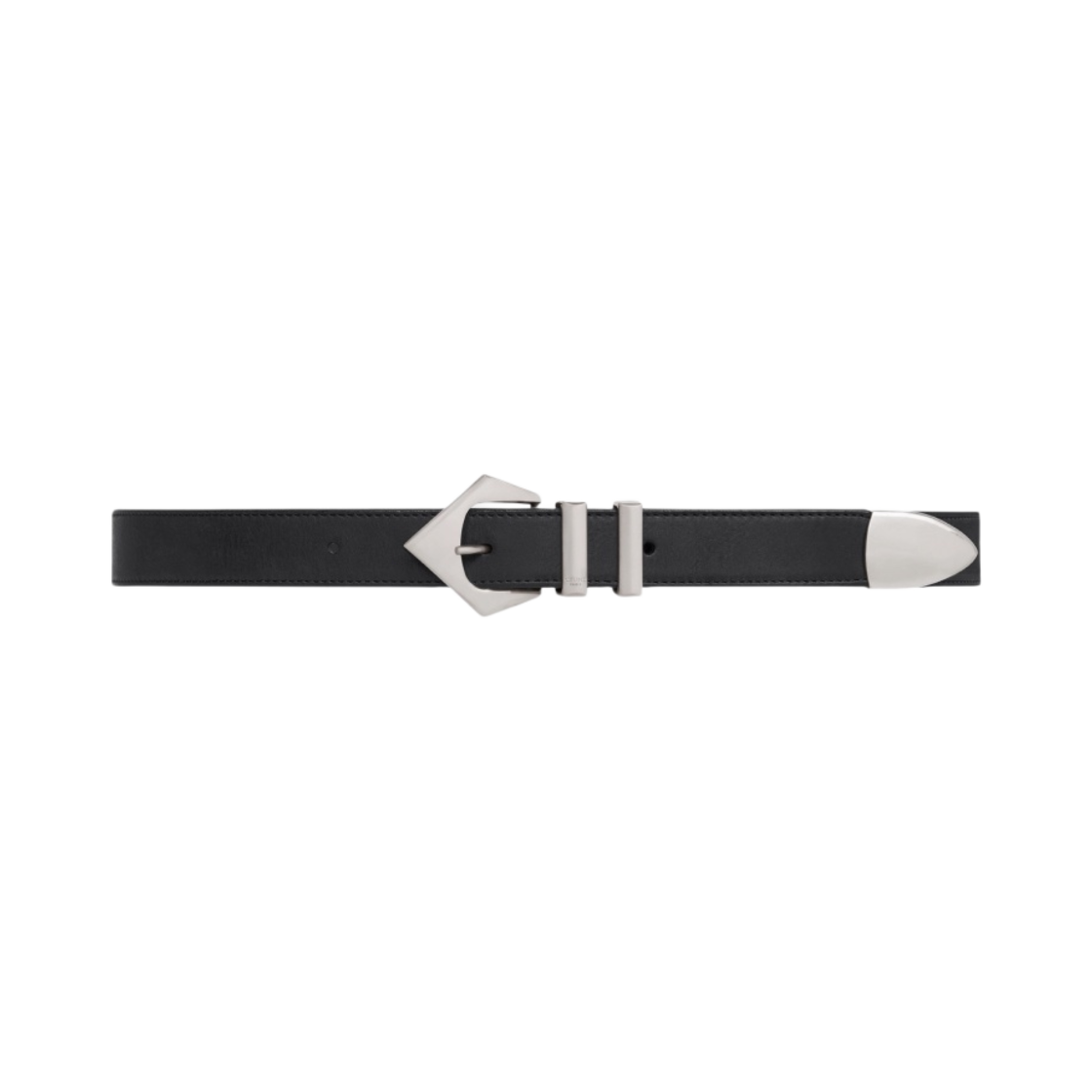 (W) 셀린느 빈티지 카프스킨 미디움 스파이크 벨트 블랙((W) Celine Medium Spike Belt in Vintage Calfskin Black) - 1