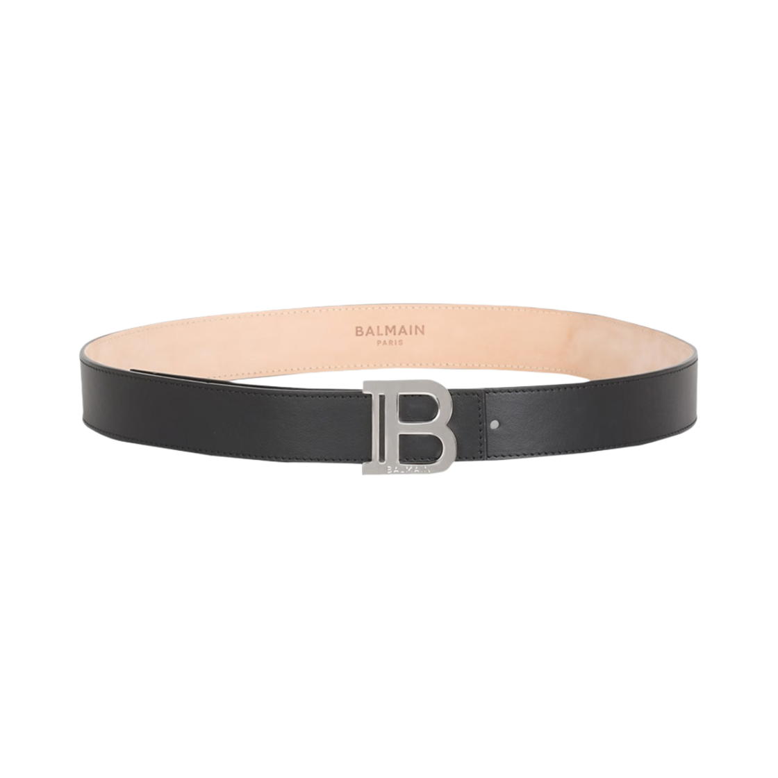 발망 스무스 레더 B 벨트 블랙(Balmain Smooth Leather B-Belt Black)