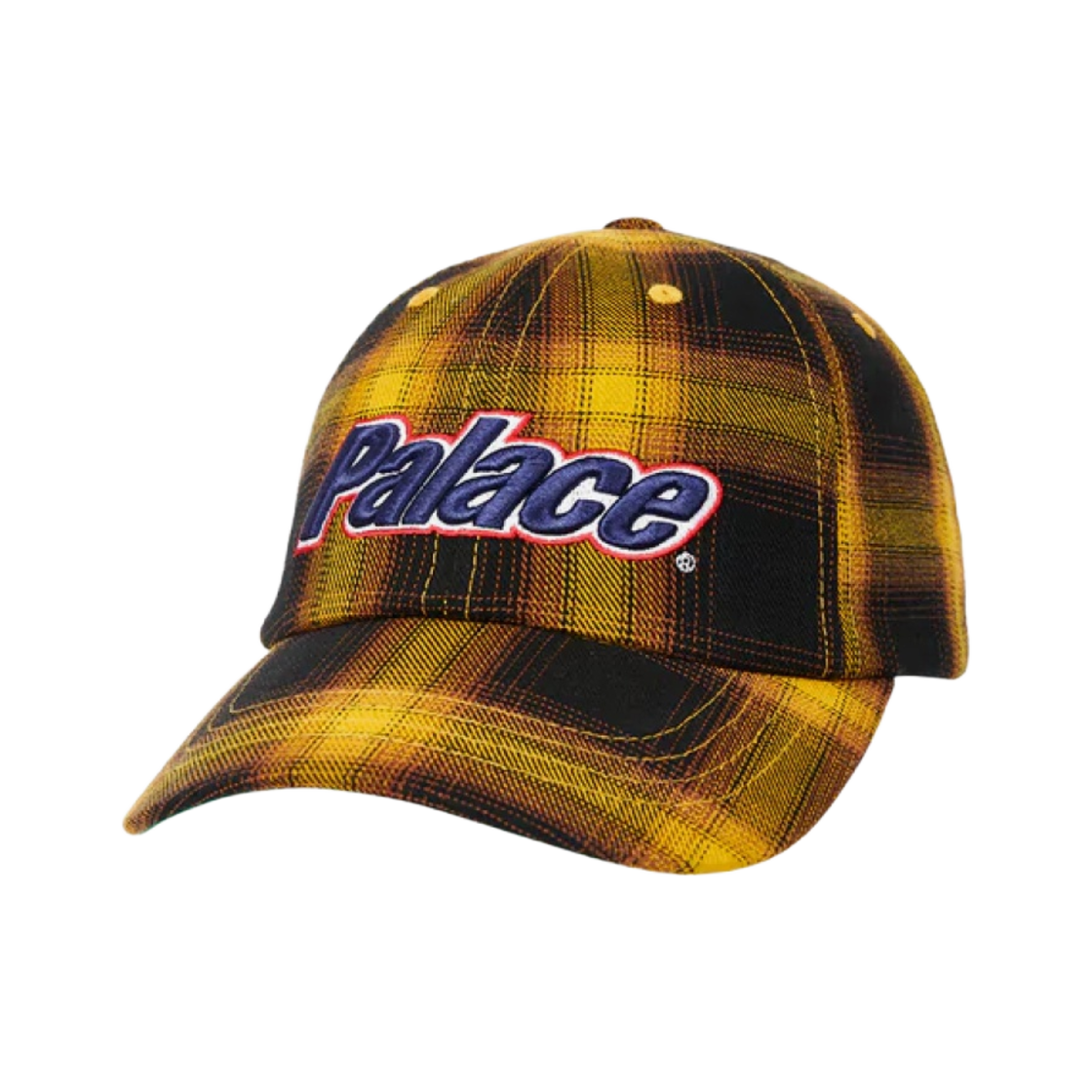 팔라스 로워케이스 6-패널 캡 옐로우 체크 - 22FW(Palace Lowercase 6-Panel Yellow Check - 22FW) - 1