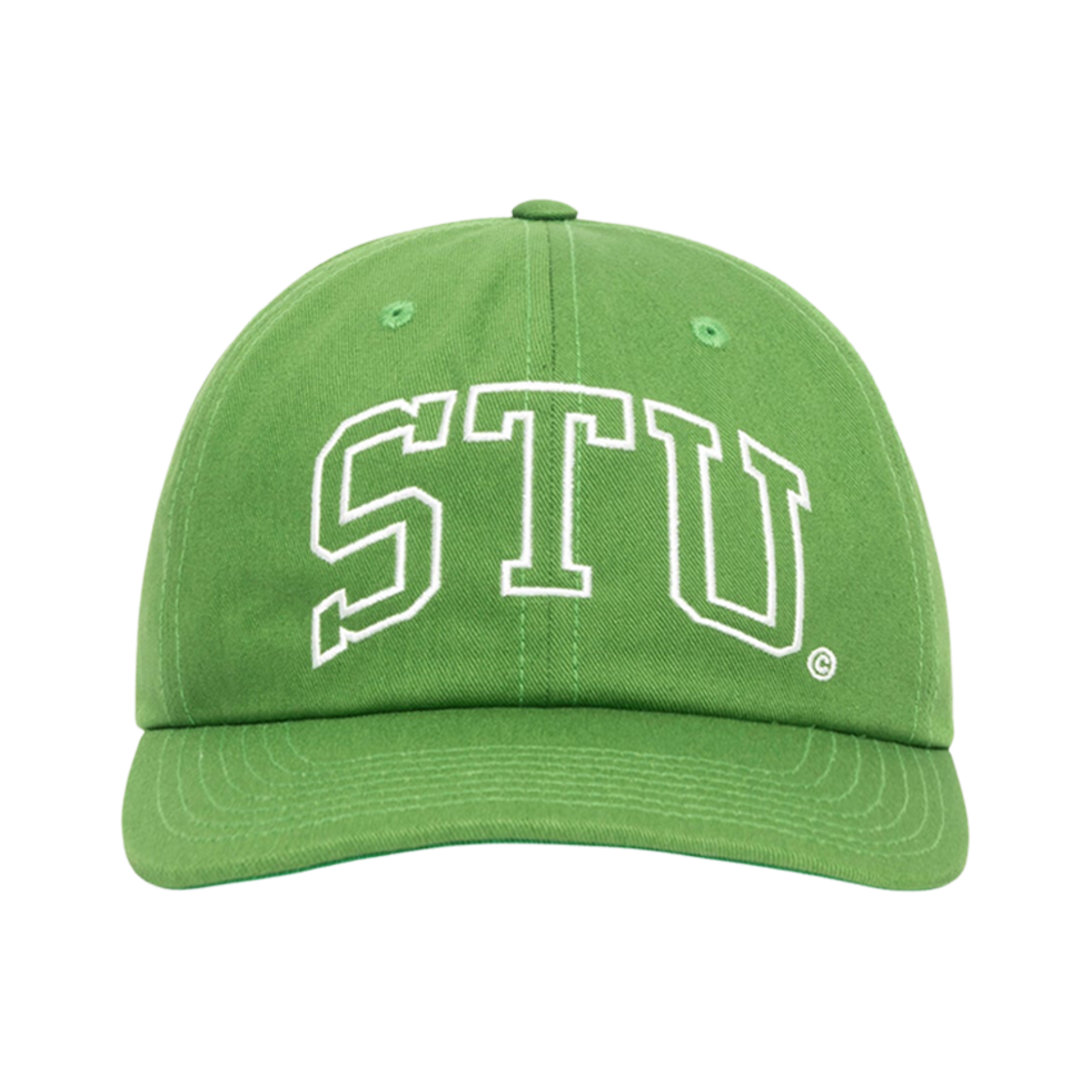 1311066 Stussy Mid-Depth Stu Arch Strapback Cap Pine
