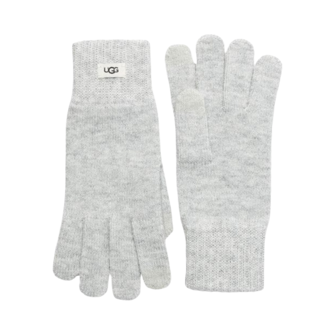 (W) 어그 니트 테크 글로브 그레이 헤더((W) UGG Knit Tech Gloves Grey Heather)