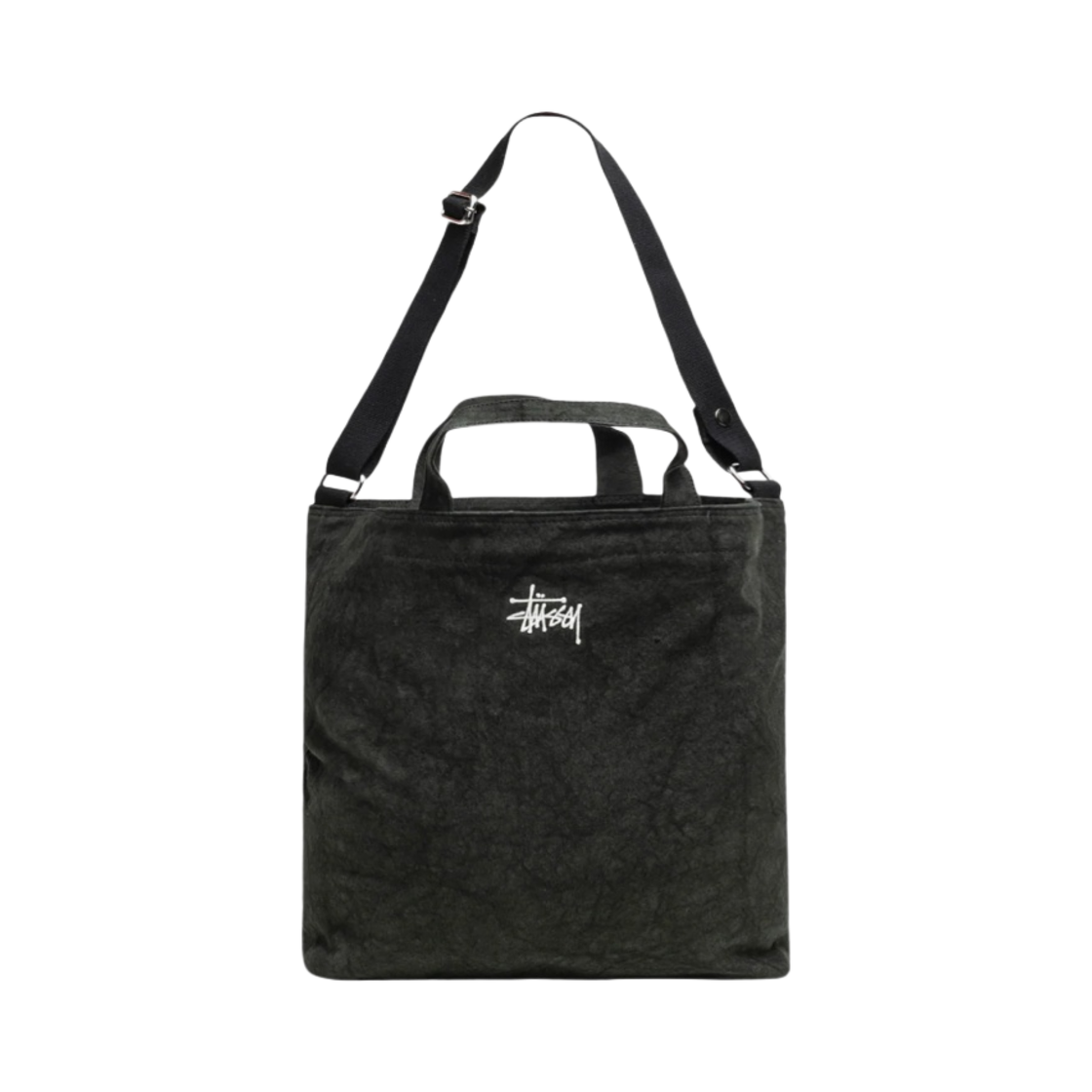 134264 Stussy Canvas Crossbody Bag Washed Black