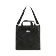 Stussy Canvas Crossbody Bag Washed Black