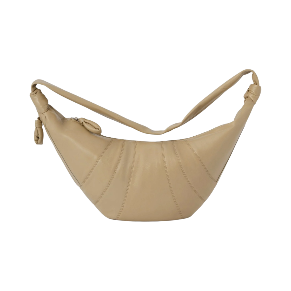 르메르 라지 크루아상 백 소프트 나파 레더 샌드 스톤