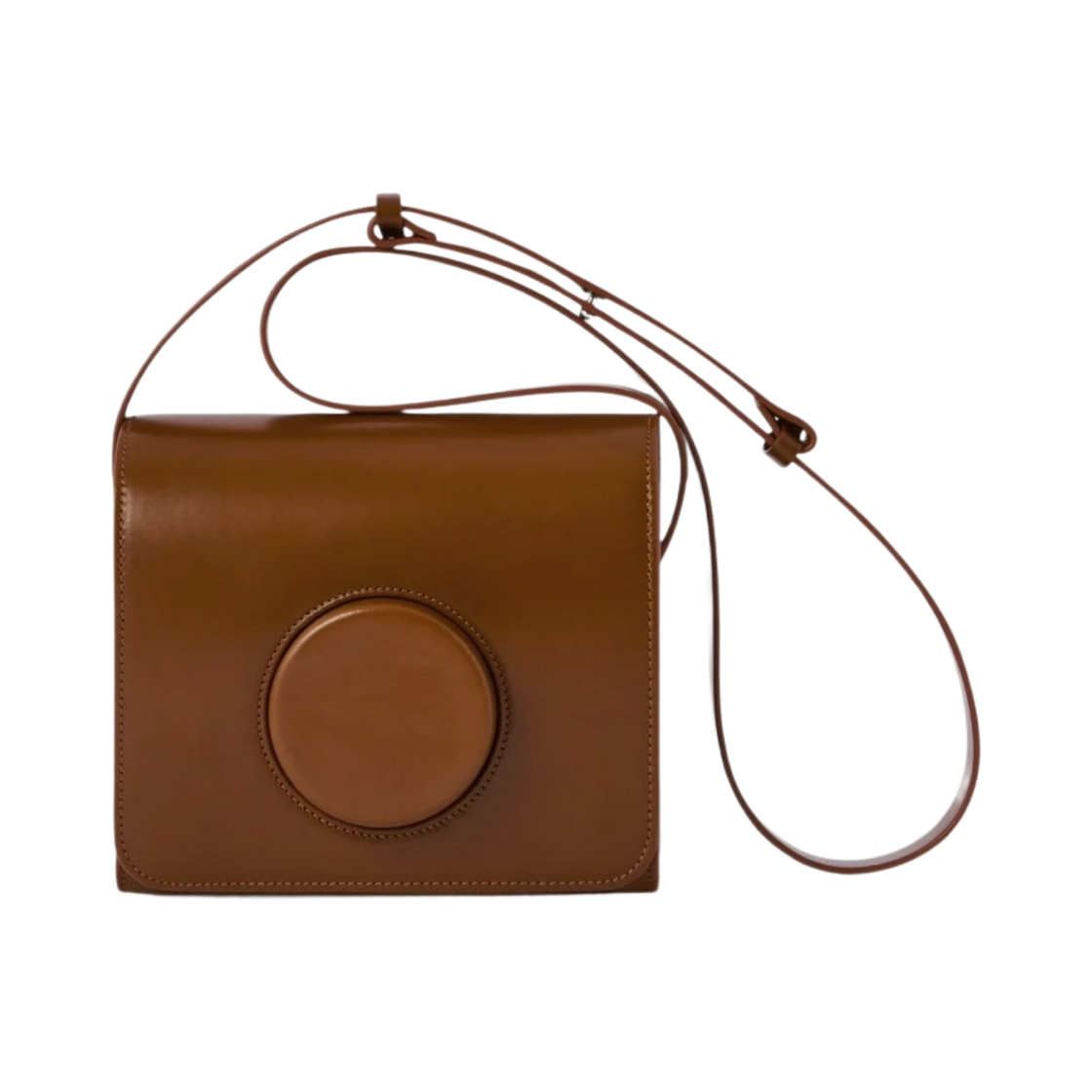르메르 카메라백 베지터블 탠 레더 토바코(Lemaire Camera Bag Vegetable-Tanned Leather Tobacco) - 1