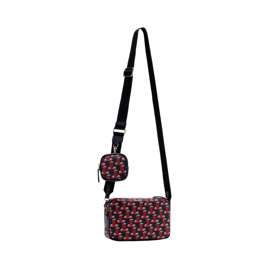 랑방 3D JL 카메라백 레드(Lanvin 3D JL Camera Bag Red) - 2