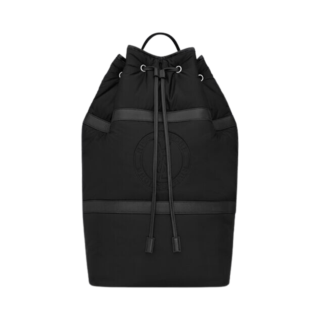734682-FACHA-1000 Saint Laurent Rive Gauche Sling Bag In Econyl Black