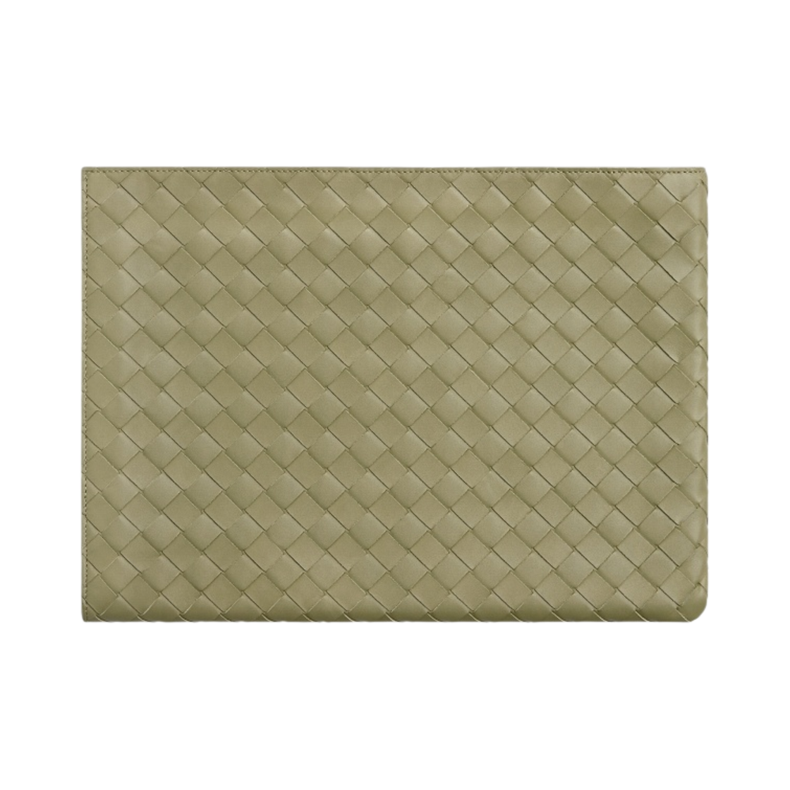 보테가 베네타 미디움 하프 집 파우치 트레버틴(Bottega Veneta Medium Half Zip Pouch Travertine) - 2