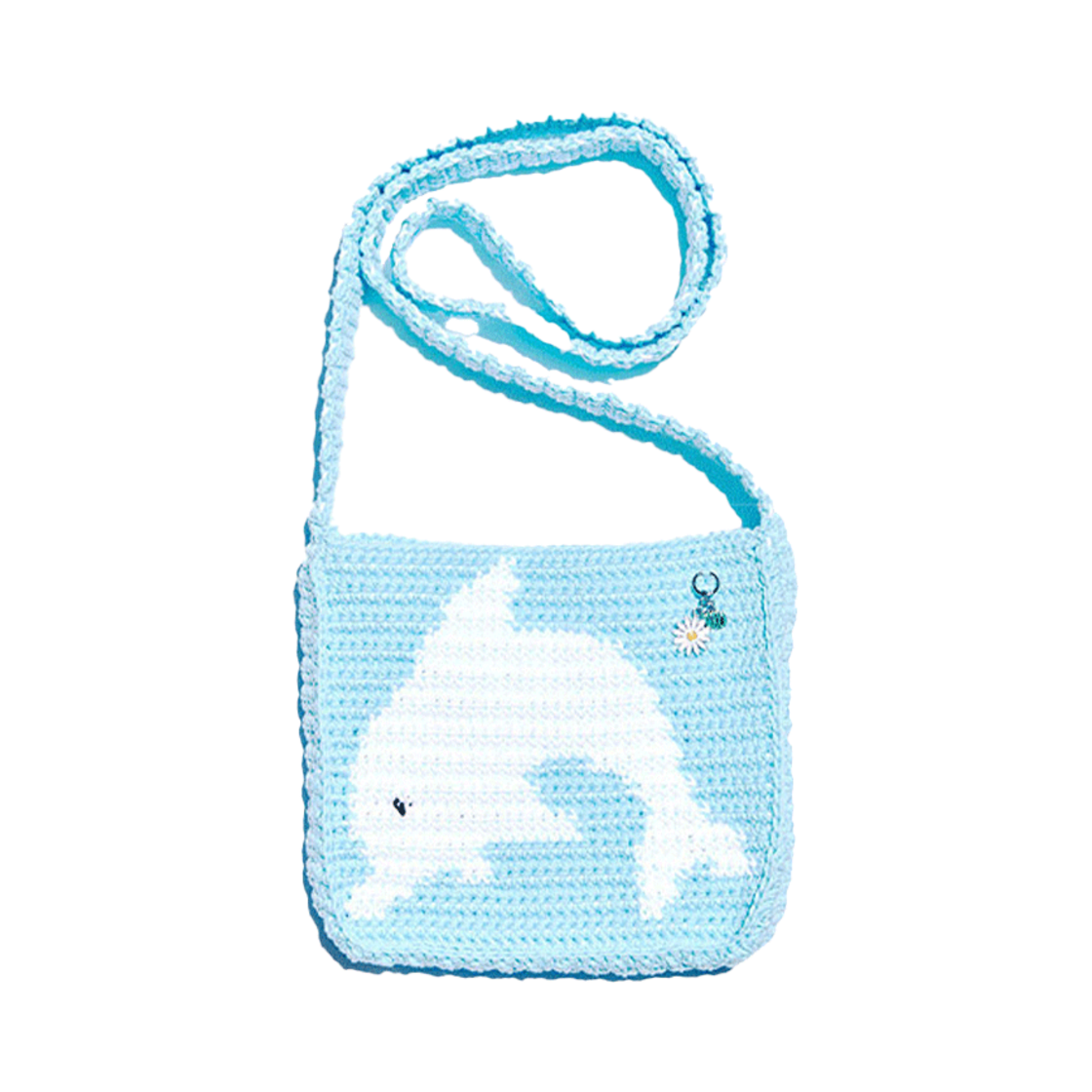 #950 #960_03 NiRO.SERENDiPiTY Dolphin Small Hand Bag #950 #960 Sky Blue