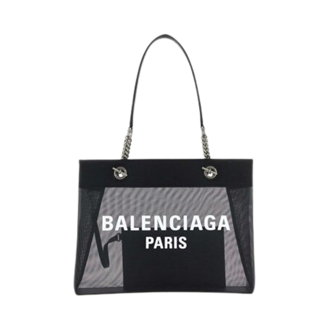 7416022AADB1090 Balenciaga Duty Free Medium Tote Bag Black