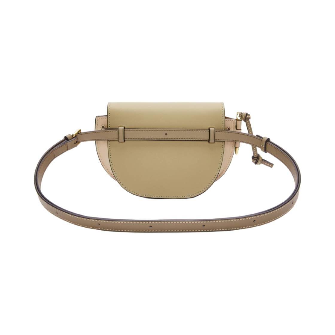 로에베 미니 게이트 듀얼백 소프트 카프스킨 클레이 그린 더스티 베이지(Loewe Mini Gate Dual Bag in Soft Calfskin Clay Green Dusty Beige) - 4