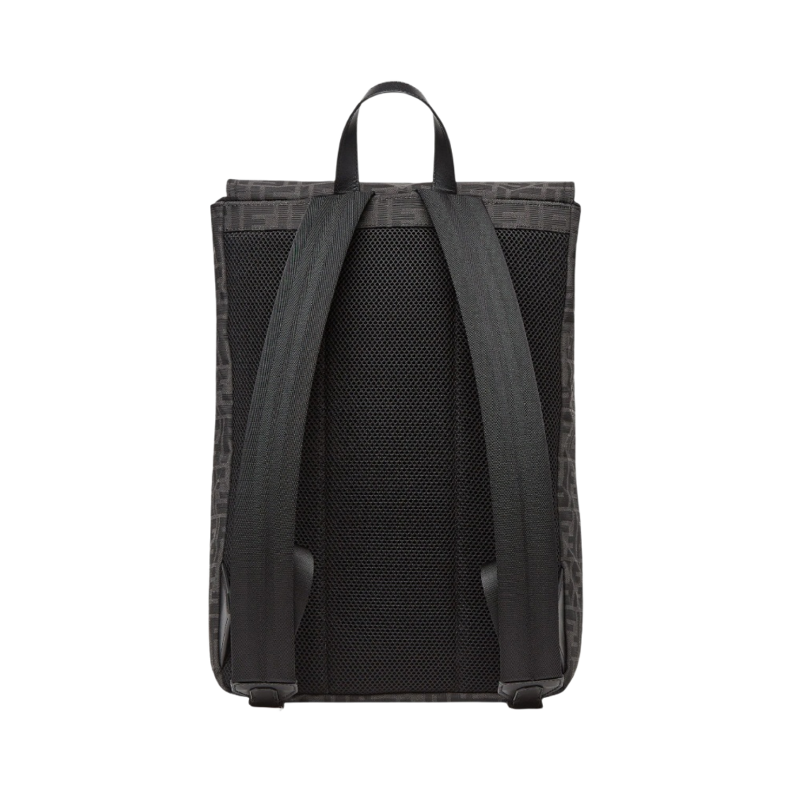 펜디 펜디니스 FF 패브릭 미디움 백팩 블랙(Fendi Fendiness FF Fabric Medium Backpack Black) - 3