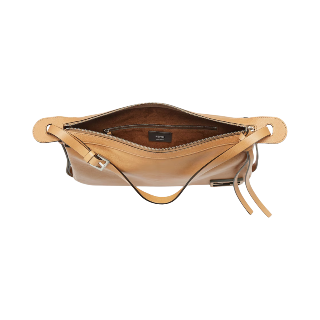 펜디 심플리 자카드 패브릭백 미디움 베이지(Fendi Simply Jacquard Fabric Bag Medium Beige) - 3