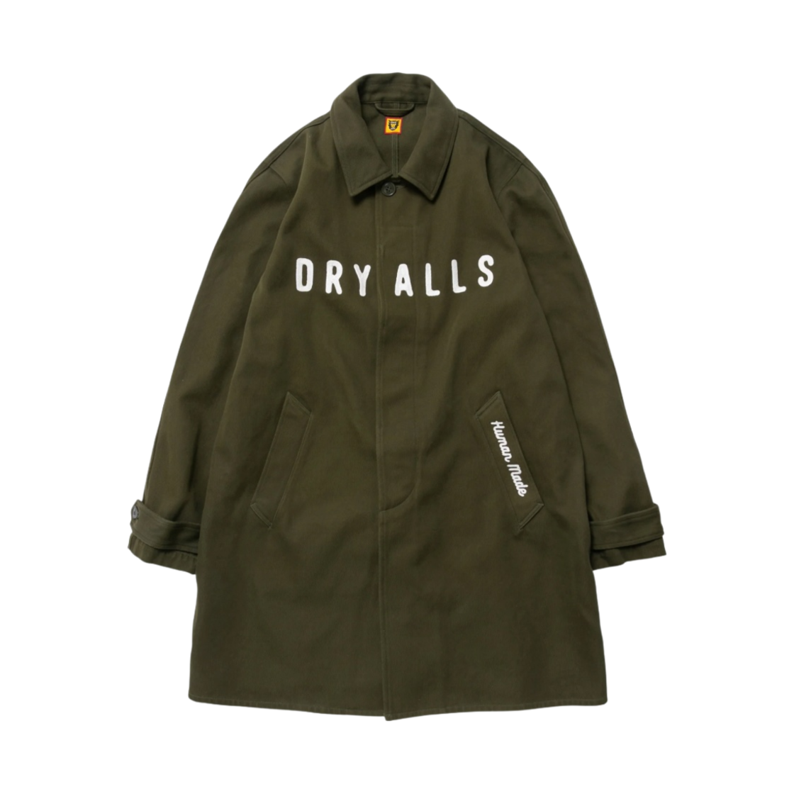 휴먼 메이드 발마칸 코트 올리브 드랩(Human Made Balmacan Coat Olive Drab) - 1