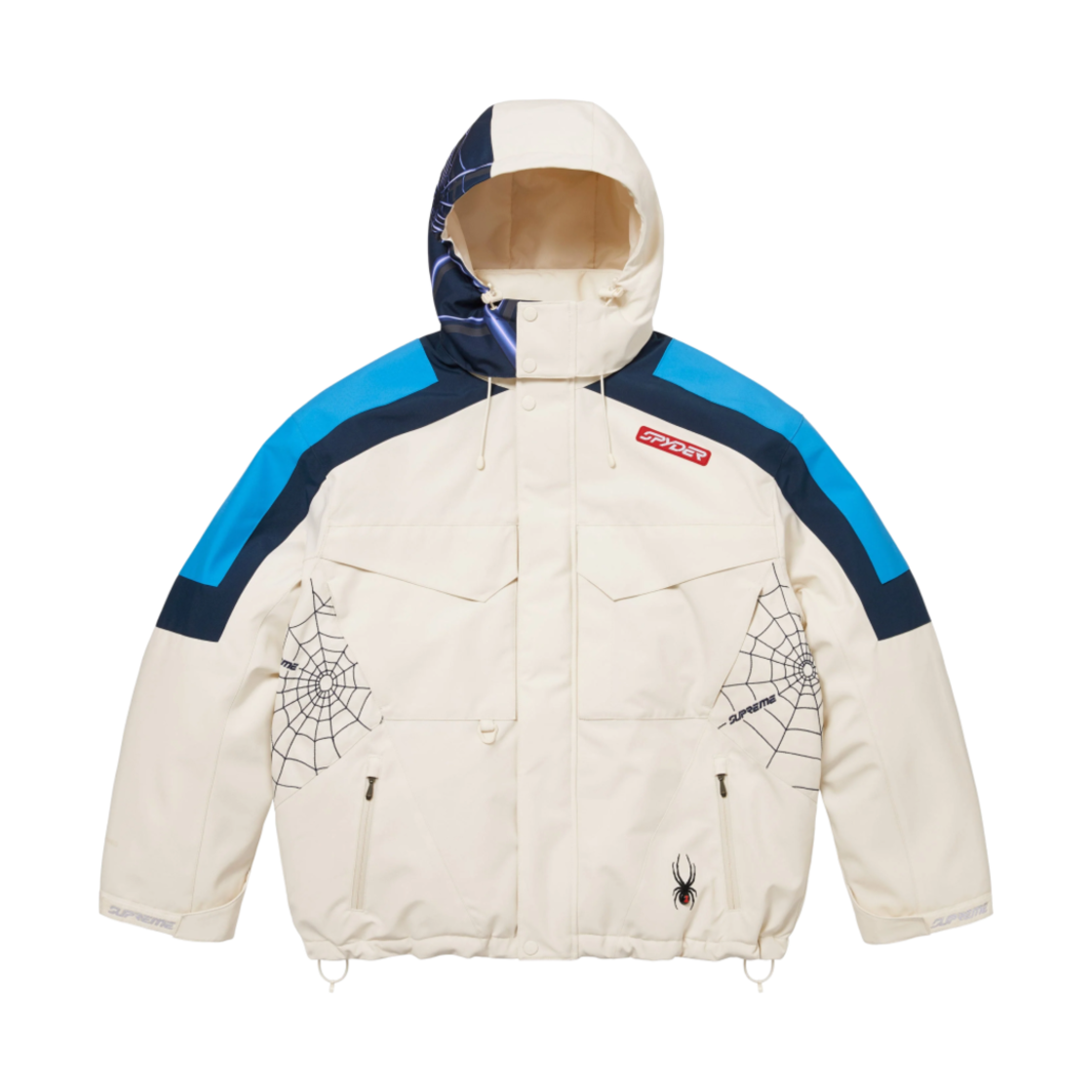 슈프림 x 스파이더 테크니컬 자켓 스톤 - 24FW