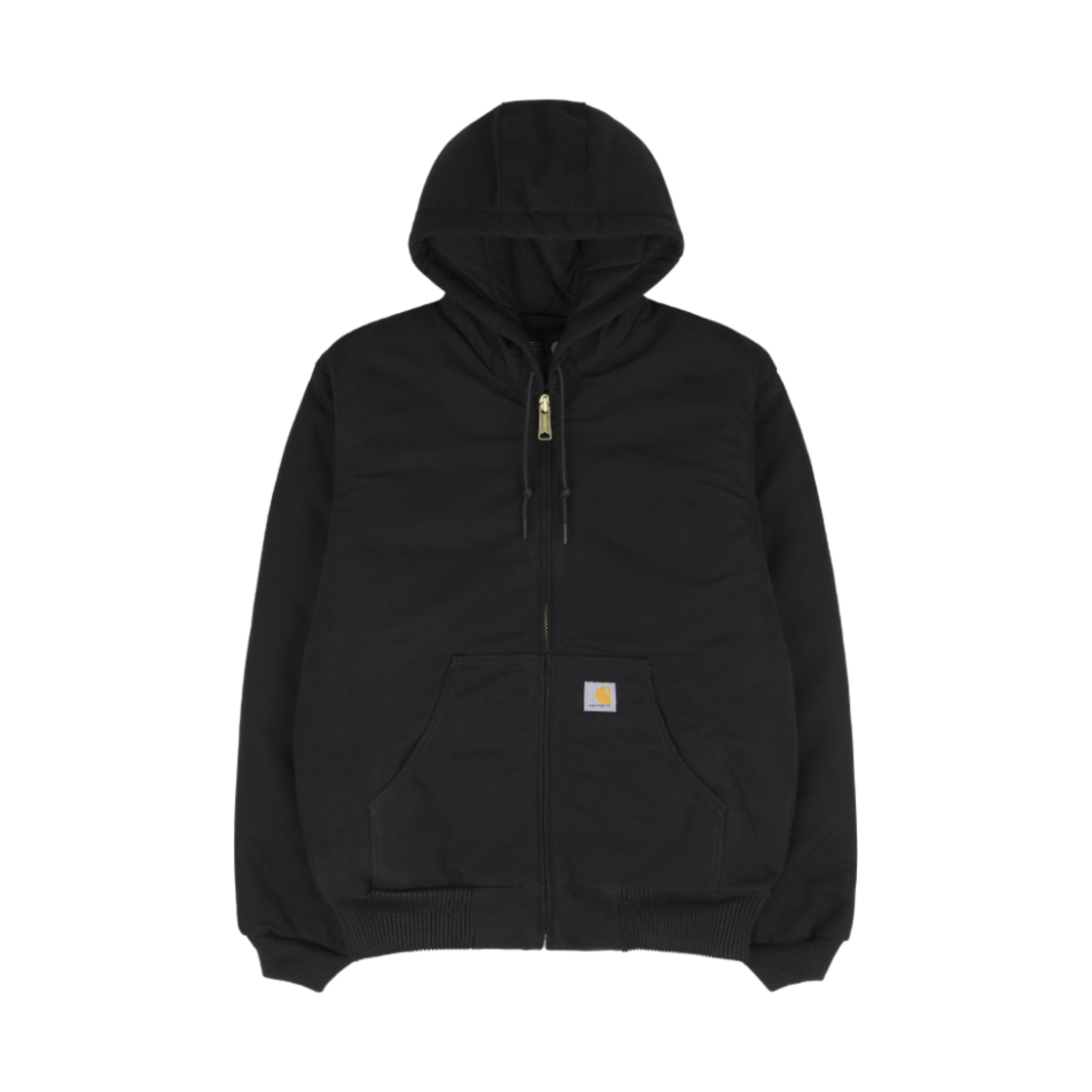 칼하트 루즈핏 핌 덕 레귤러 인슐레이티드 플란넬 라인드 액티브 자켓 블랙(Carhartt Loose Fit Firm Duck Regular Insulated Flannel Lined Active Jacket Black)