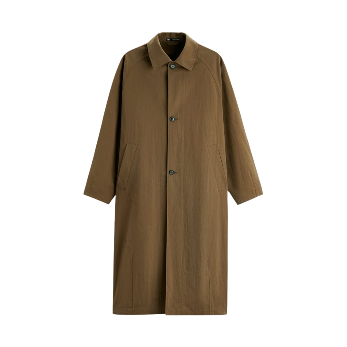자라 코튼 트렌치 코트 레드 브라운(Zara Cotton Trench Coat Red Brown) - 1