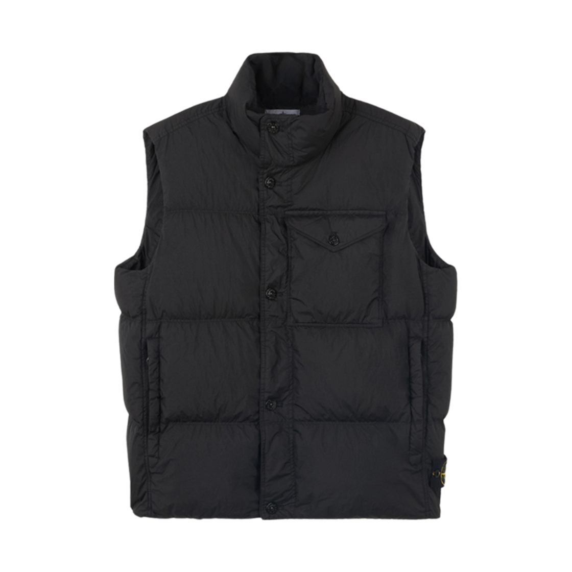스톤 아일랜드 G0223 크링클랩스 R-NY 다운 베스트 위드 안티 드롭 블랙 - 24FW