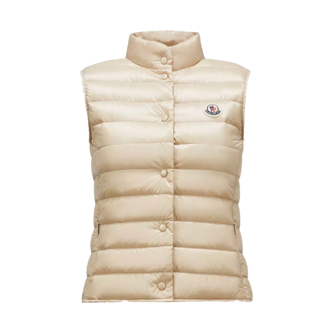 J1-093-1A10200-53048-200 (W) Moncler Liane Down Gilet Beige - 24SS