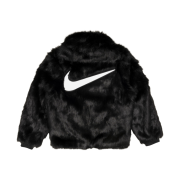 (W) Nike x Ambush Reversible Faux-Fur Coat Black