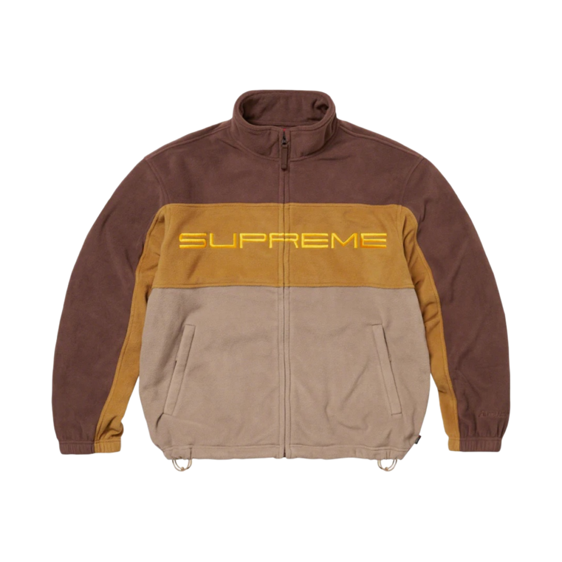 슈프림 폴라텍 집 자켓 브라운 - 23FW