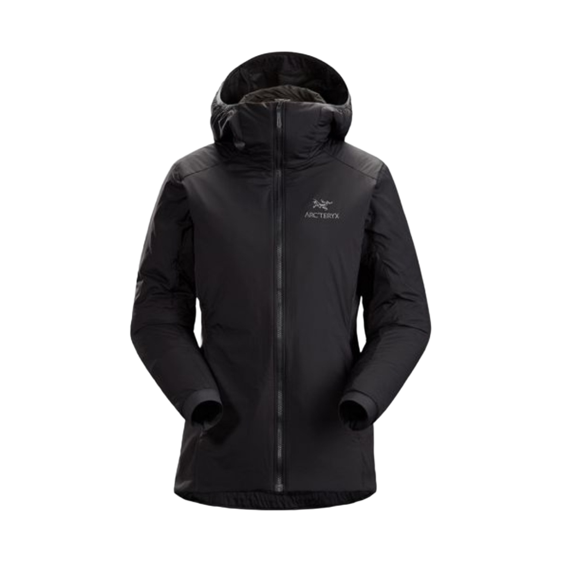 (W) 아크테릭스 아톰 LT 후디 블랙((W) Arc'teryx Atom LT Hoody Black)
