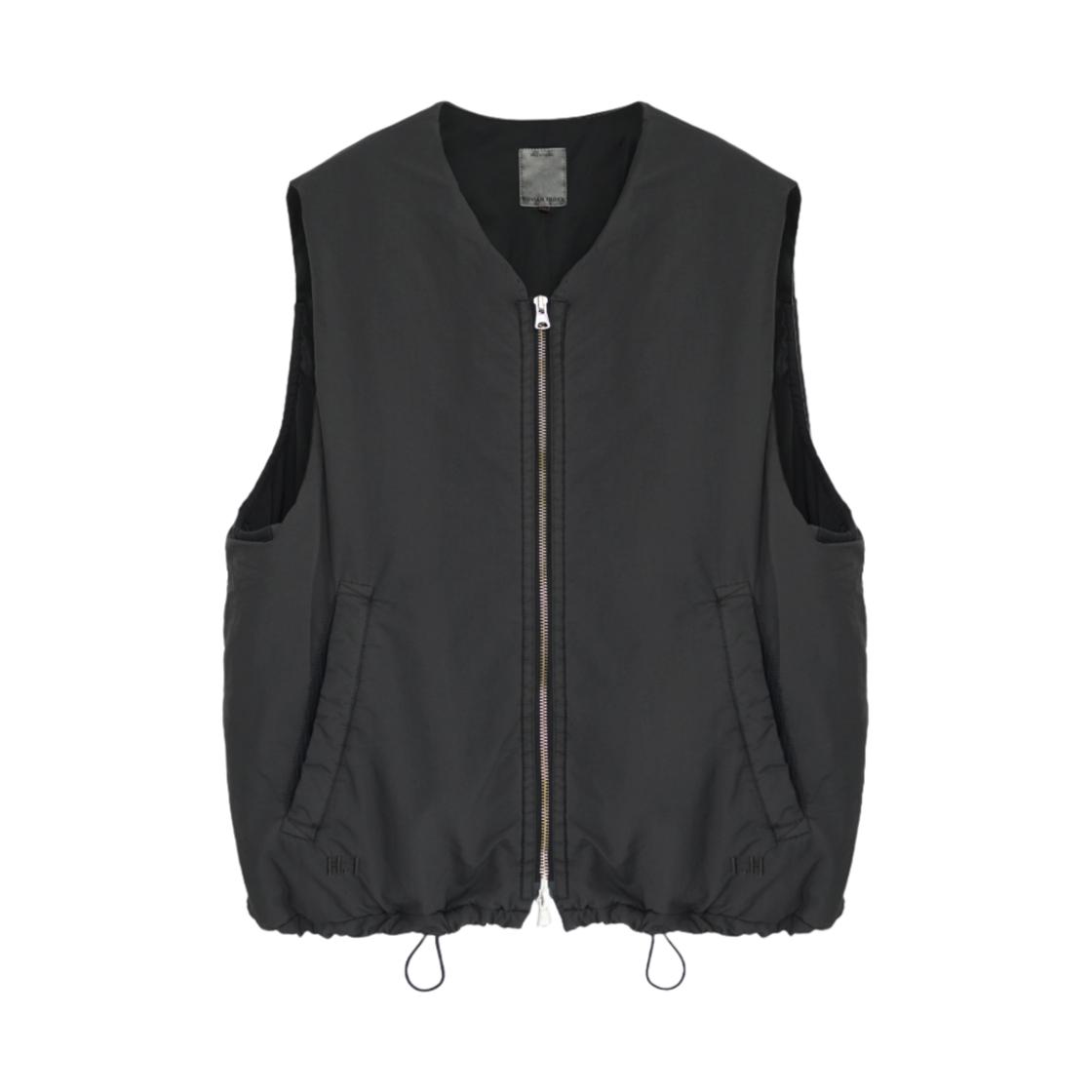 HM4EVE1101A1 Polyteru Human Index Human Padded Vest Charcoal