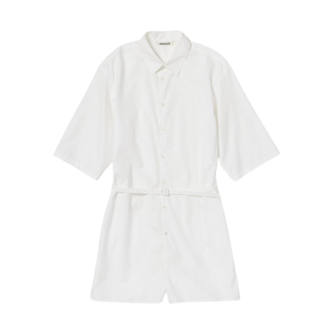 サロペット・オーバーオール・オールインワン auralee HIGH COUNT FINX OX JUMP SUIT Auralee High Count Finx Ox Shorts in Beige Curated at Jake