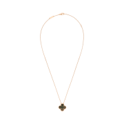 (W) Van Cleef & Arpels Vintage Alhambra Pendant Rose Gold Mother of Pearl