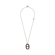 Hermes Chaine D'Ancre Vulcanium Necklace Brun