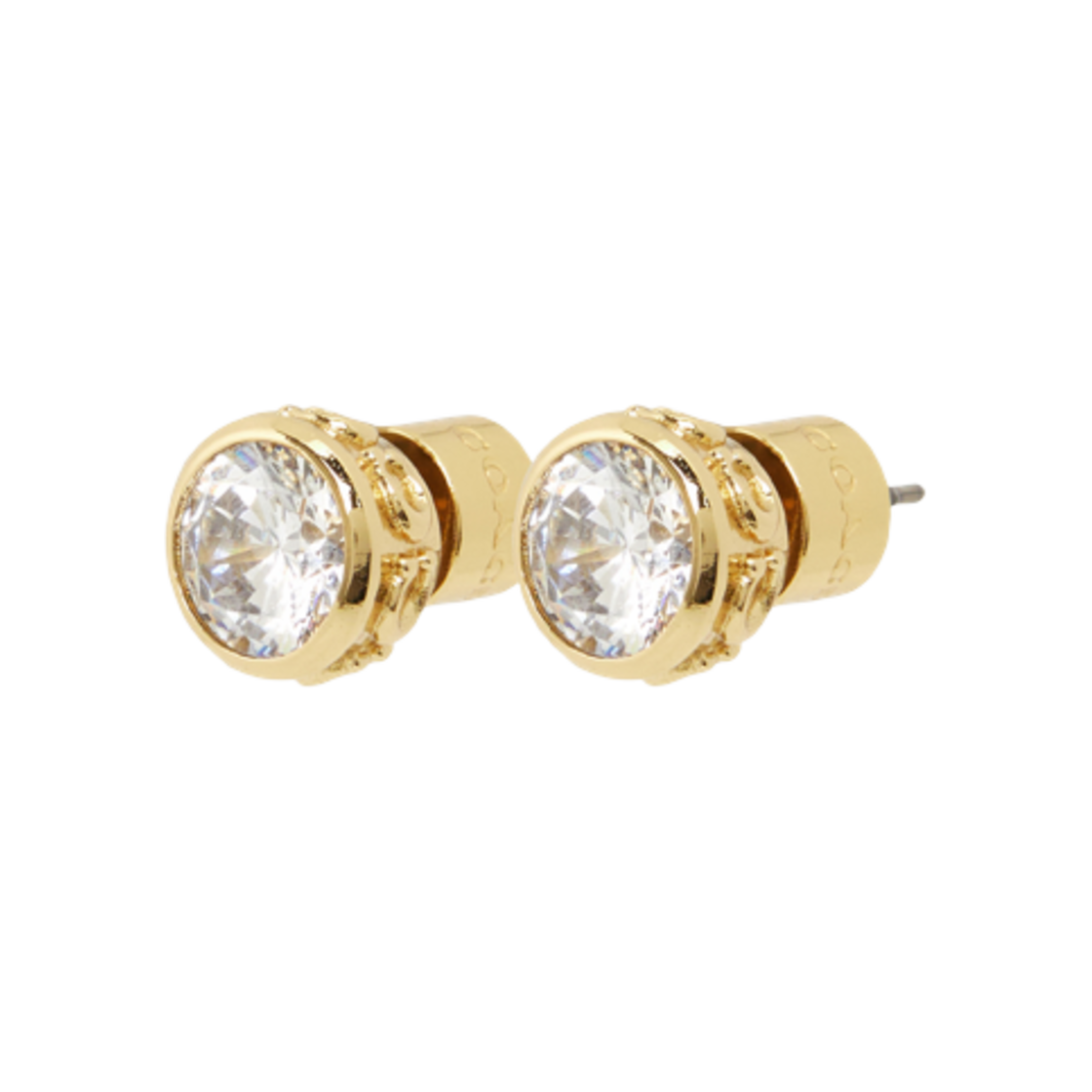 423484-GLD (W) Coach Earrings Gold