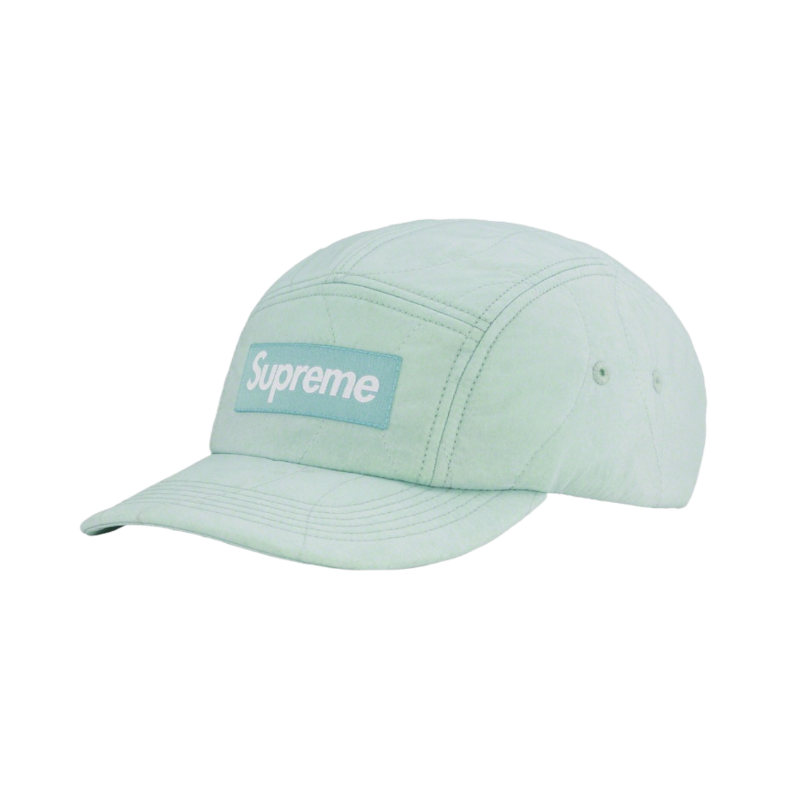 - Supreme Quilted Liner Camp Cap Mint - 22FW - 대표 이미지 #1