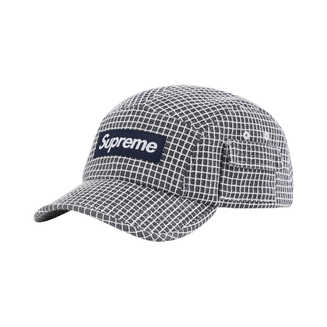 - Supreme Denim Ripstop Camp Cap Dark Blue - 22SS