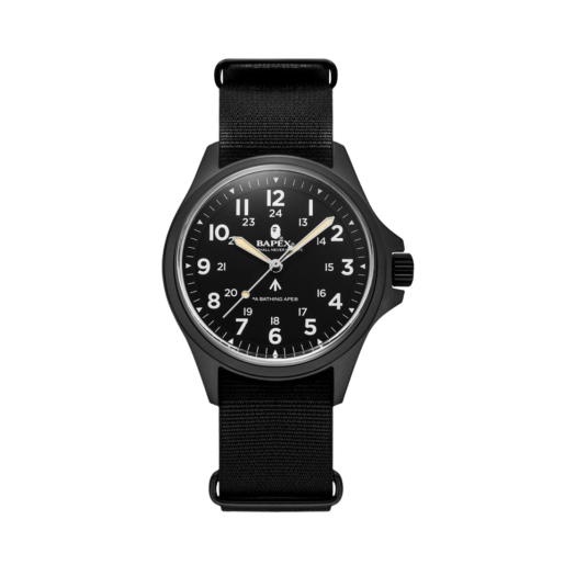 0ZXWHM187021L BAPE Type 12 Bapex Black