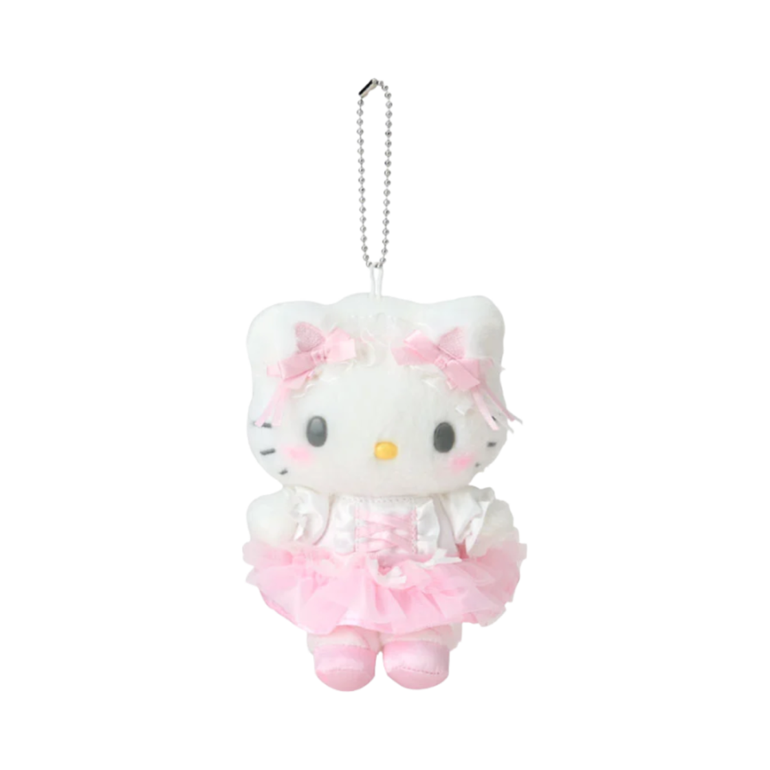 413542 Sanrio Hello Kitty White Cat Ballerina Mascot Holder