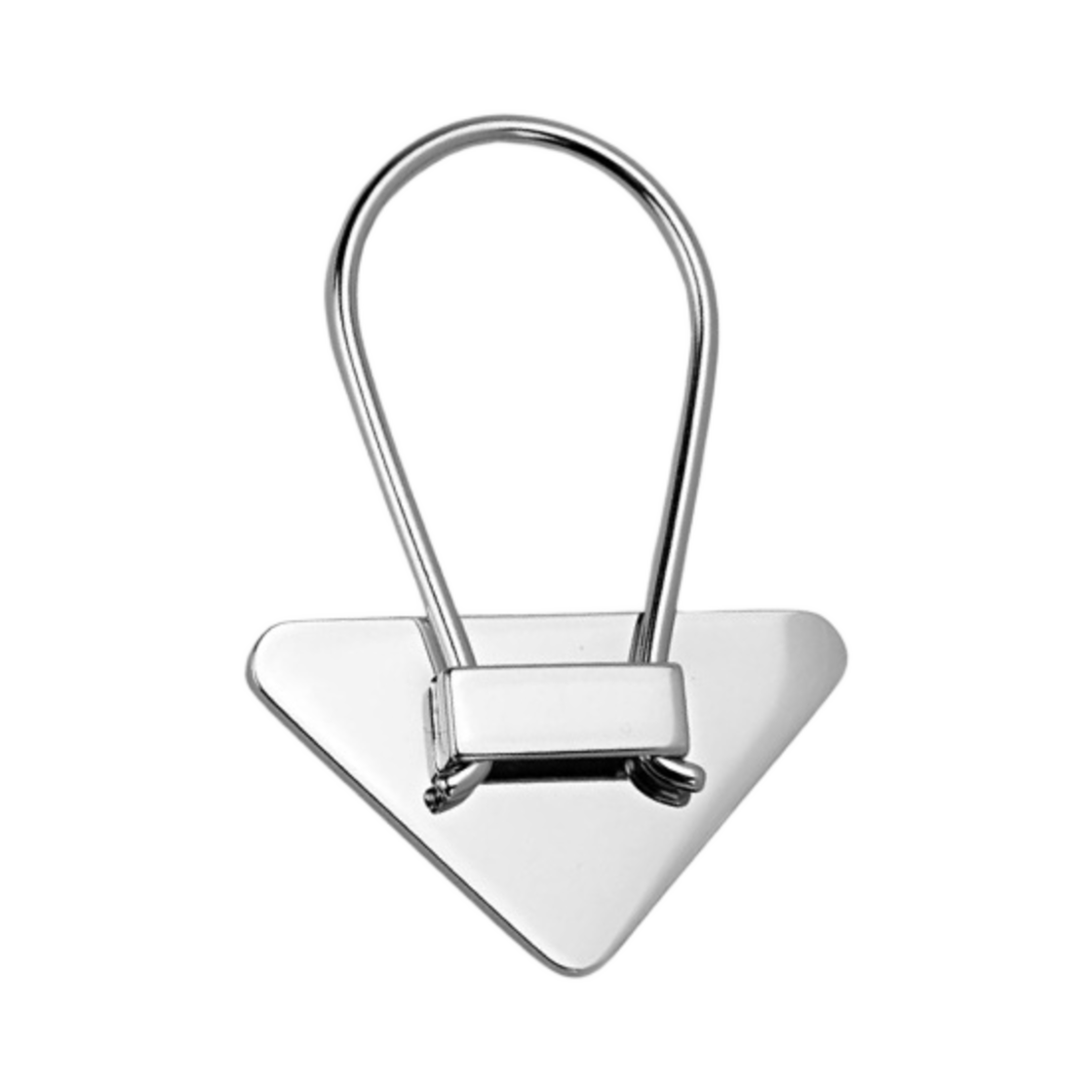 프라다 메탈 키링 블랙 실버(Prada Metal Keyring Black Silver) - 2