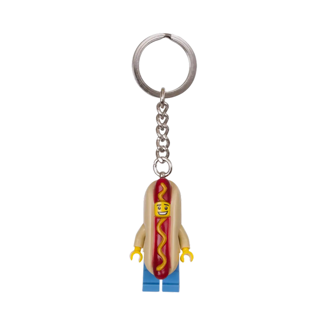레고 기어 핫도그맨 미니피규어 열쇠고리(Lego Gear Hot Dog Guy Key Chain)