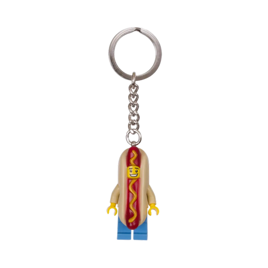 853571 Lego Gear Hot Dog Guy Key Chain