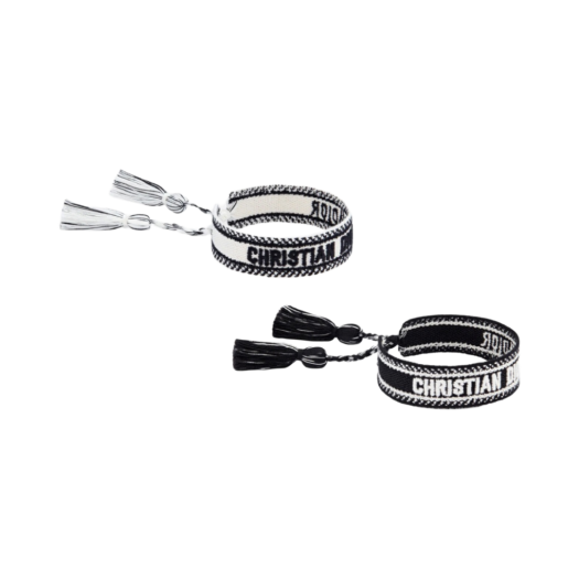 (W) Dior J'Adior Bracelet Set Black White