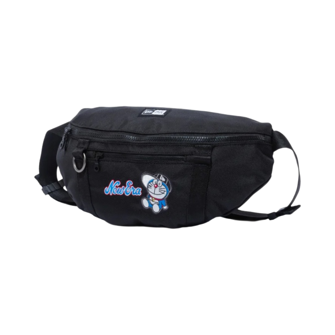 뉴에라 x 도라에몽 웨이스트백 2L 도라에몽 캡 블랙(New Era x Doraemon Waist Bag 2L Doraemon Cap Black)
