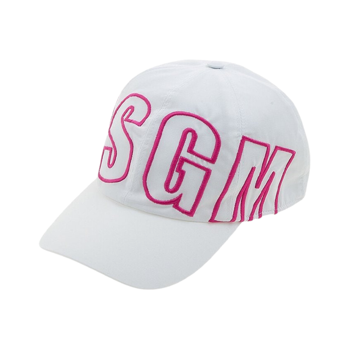 엠에스지엠 로고 베이스볼 캡 화이트(MSGM Logo Baseball Cap White)