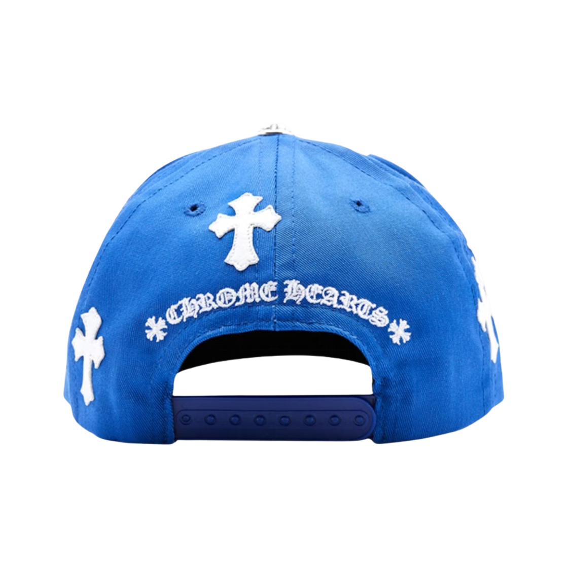 크롬하츠 크로스 패치 베이스볼햇 블루(Chrome Hearts Cross Patch Baseball Hat Blue) - 3