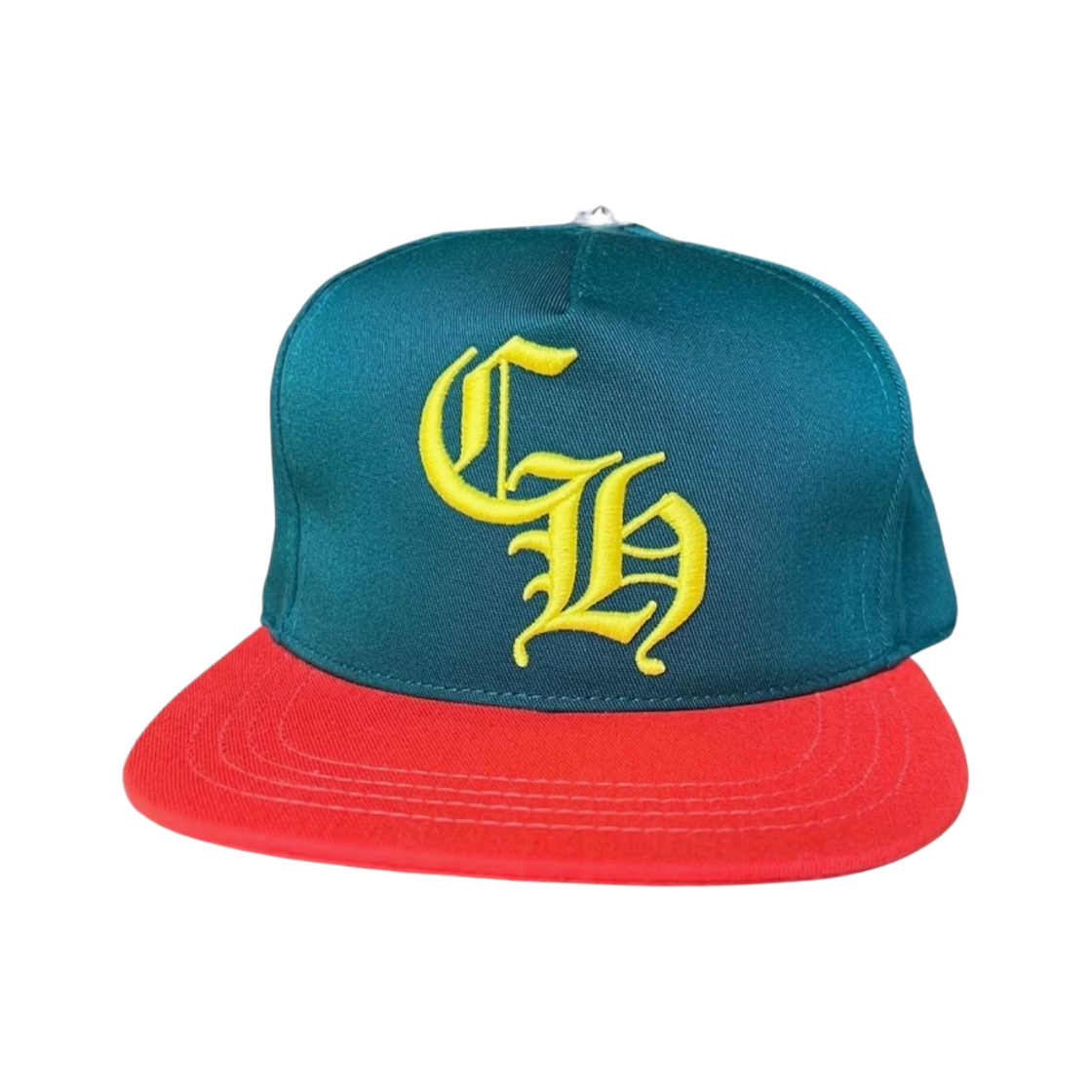 크롬하츠 베이스볼햇 그린 오렌지 골드 - 마이애미 아트 바젤 한정(Chrome Hearts Baseball Hat Green Orange Gold - Miami Art Basel Exclusive) - 1