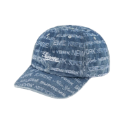 Supreme Multi Type Jacquard Denim 6-Panel Blue - 22FW