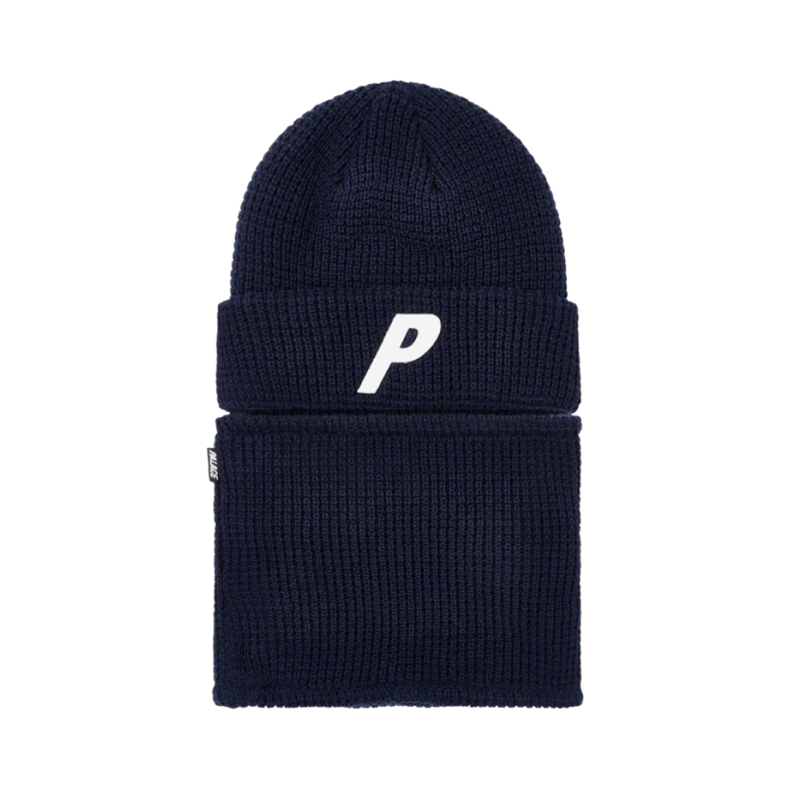 - Palace Zip Off Facewarmer P Beanie Navy - 23FW