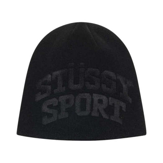 스투시 루즈 니트 SS 링크 스컬캡 블랙 | Stussy | KREAM