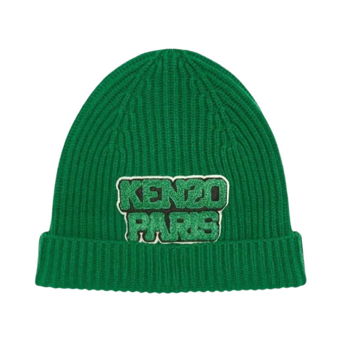 겐조 컬리지 패치 울 햇 그래스 그린(Kenzo College Patch Wool Hat Grass Green)