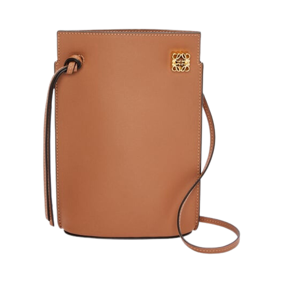 C630R12X01-2530 Loewe Dice Pocket in Classic Calfskin Tan